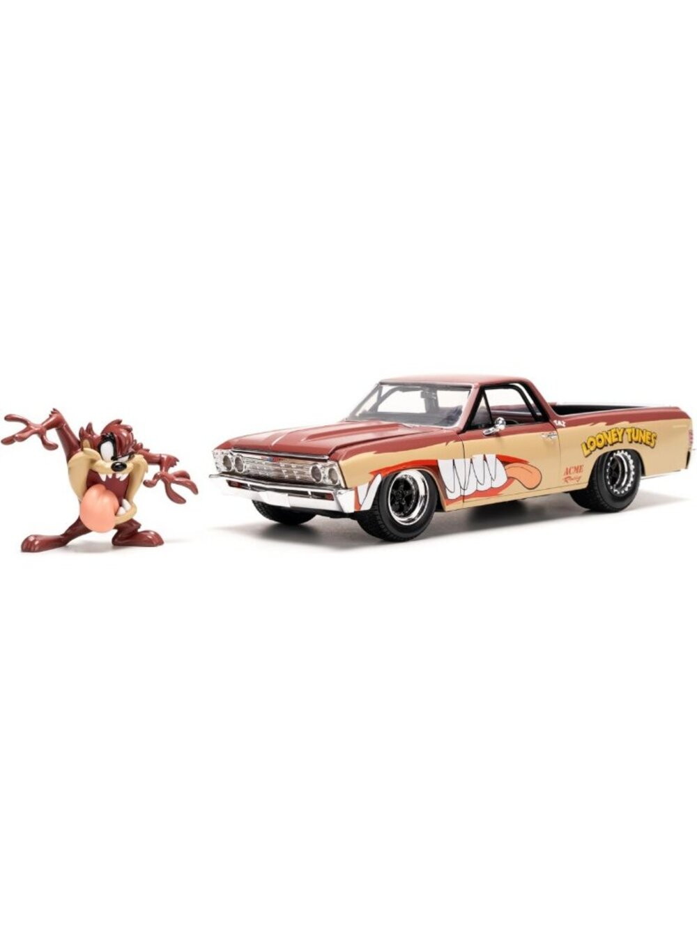 1967 Chevy El Camino Die-Cast Car with Tasmanian Devil Figure - Fun Collectible